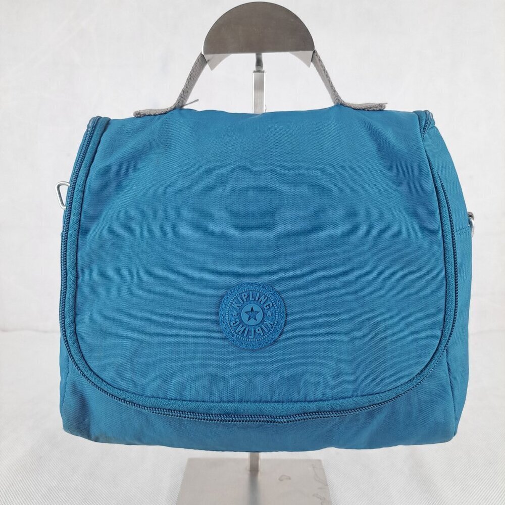 KIPLING Kichirou Lunch Bag Blue 100% Polyamide - Gently Used-Authentic-Buy Now
